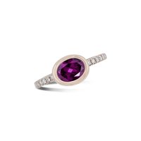 Ringe Fiore Roberta srl Dame in Rosègold Rodolite 1.43 Ct FA4412R63001 - FA4412R63001